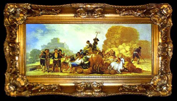 framed  Francisco Jose de Goya Summer, ta009-2